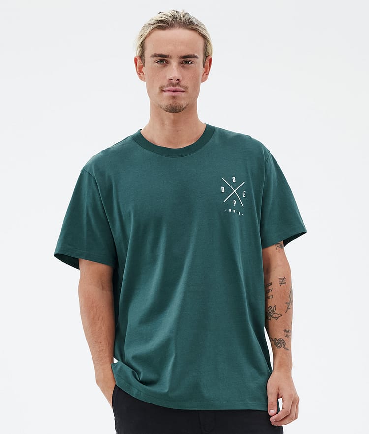 Dope Standard T-paita Miehet 2X-Up Bottle Green, Kuva 2 / 5