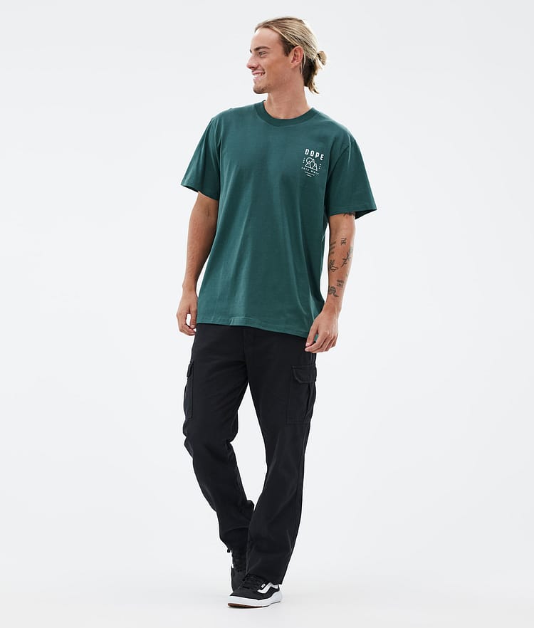 Dope Standard T-paita Miehet Summit Bottle Green, Kuva 5 / 5