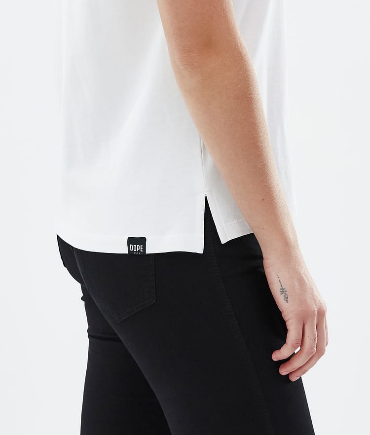 Dope Standard W T-paita Naiset Silhouette White, Kuva 6 / 6