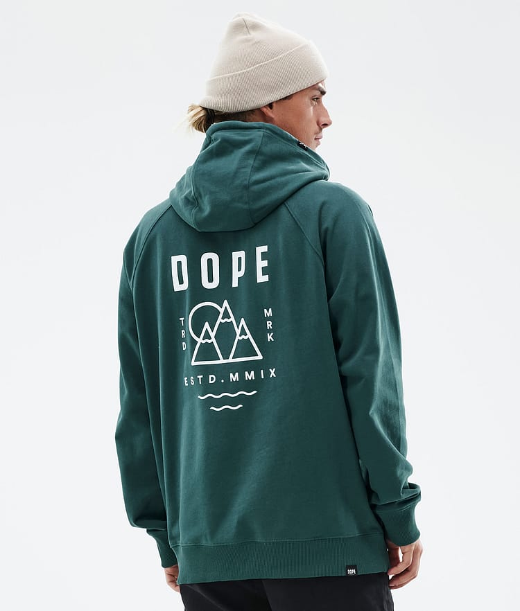 Dope Common Huppari Miehet Summit Bottle Green, Kuva 1 / 7