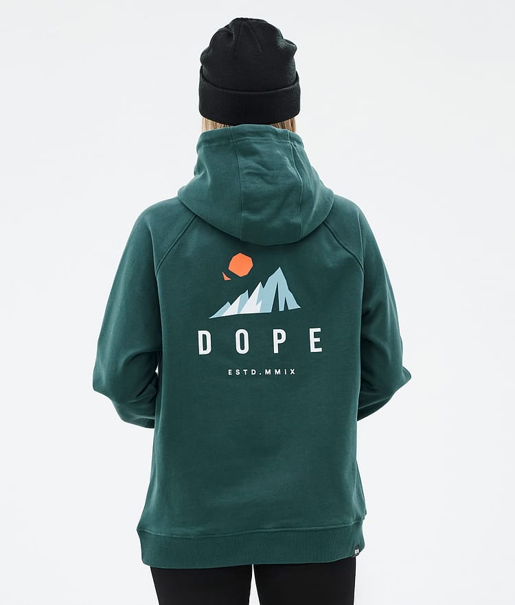 Dope Common W Huppari Naiset Ice Bottle Green