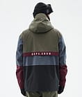 Dope Legacy Track Lumilautailutakki Miehet Olive Green/Burgundy/Metal Blue/Black, Kuva 6 / 8