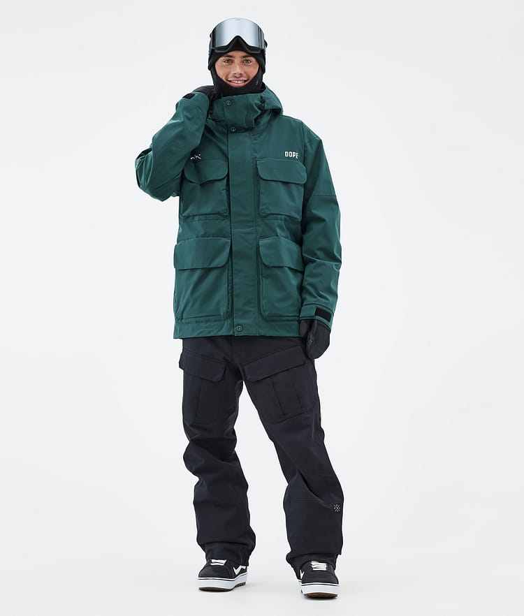 Dope Zenith Lumilautailutakki Miehet Bottle Green, Kuva 2 / 10