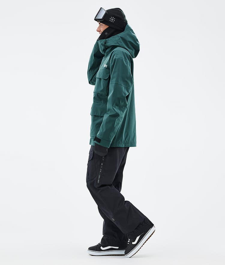Dope Zenith Lumilautailutakki Miehet Bottle Green, Kuva 3 / 10