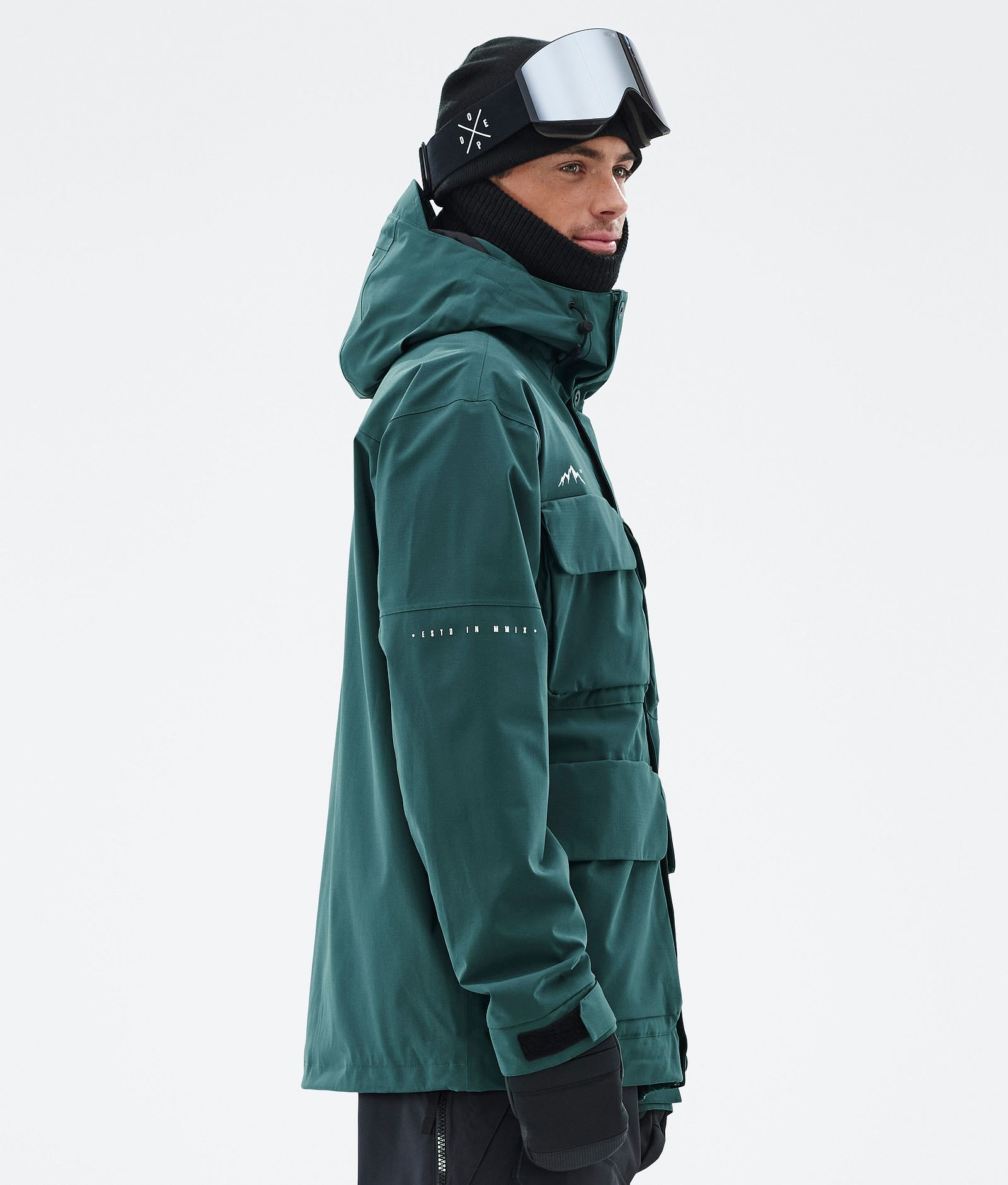 Dope Zenith Lumilautailutakki Miehet Bottle Green, Kuva 5 / 10