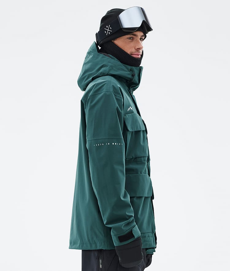 Dope Zenith Lumilautailutakki Miehet Bottle Green, Kuva 5 / 10