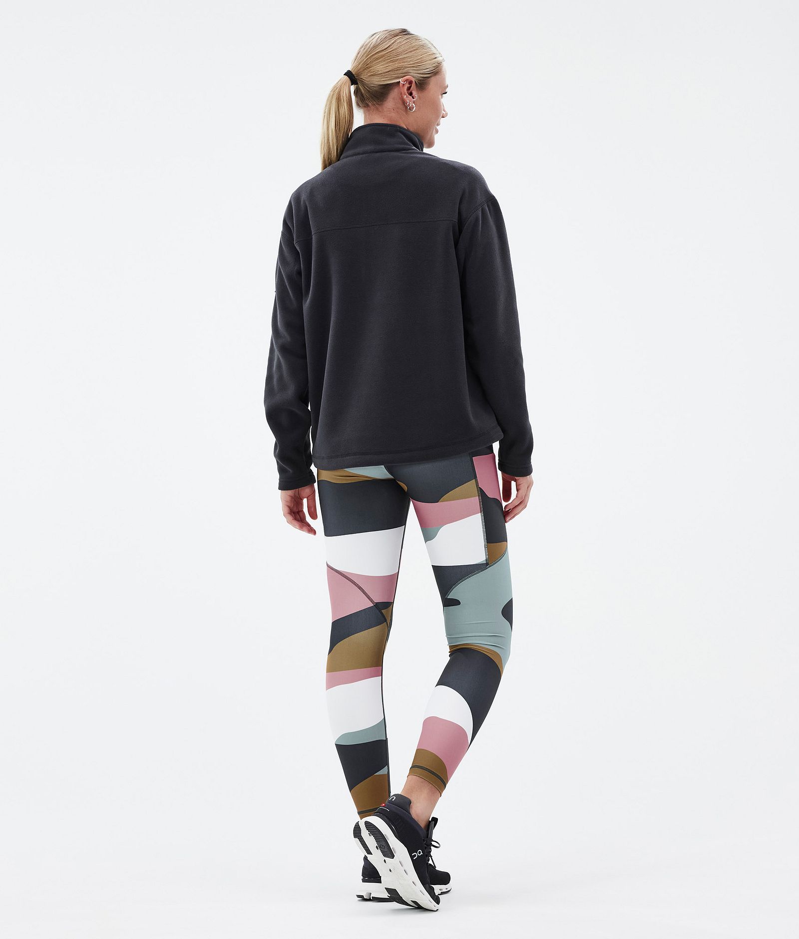 Dope Lofty Tech Leggingsit Naiset Shards Gold Muted Pink, Kuva 4 / 8