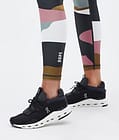 Dope Lofty Tech Leggingsit Naiset Shards Gold Muted Pink, Kuva 8 / 8