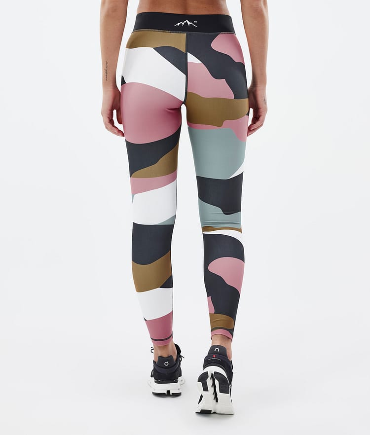 Dope Razor Leggingsit Naiset Shards Gold Muted Pink