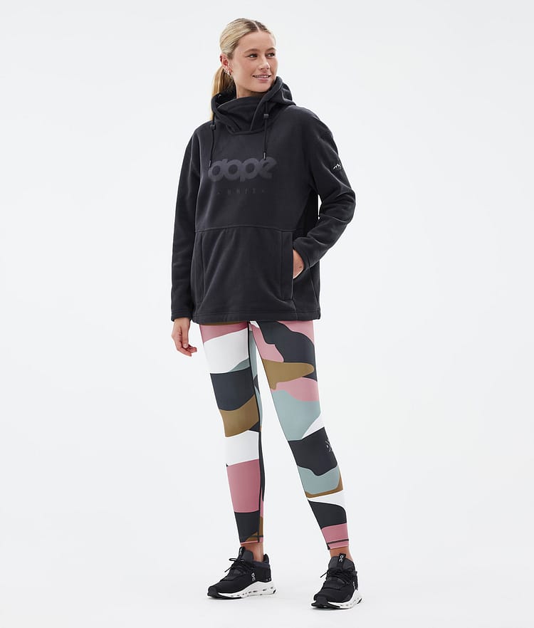 Dope Razor Leggingsit Naiset Shards Gold Muted Pink, Kuva 3 / 7