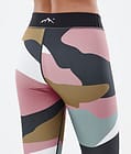 Dope Razor Leggingsit Naiset Shards Gold Muted Pink, Kuva 6 / 7
