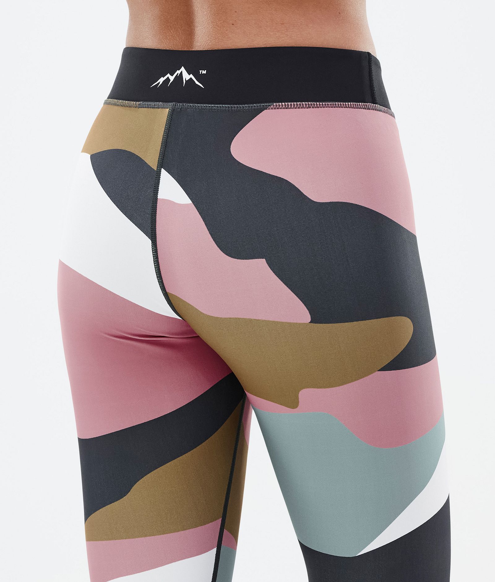 Dope Razor Leggingsit Naiset Shards Gold Muted Pink, Kuva 6 / 7