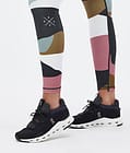 Dope Razor Leggingsit Naiset Shards Gold Muted Pink, Kuva 7 / 7