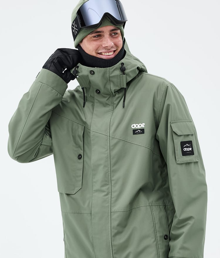 Dope Adept Lumilautailutakki Miehet Moss Green Renewed, Kuva 2 / 10