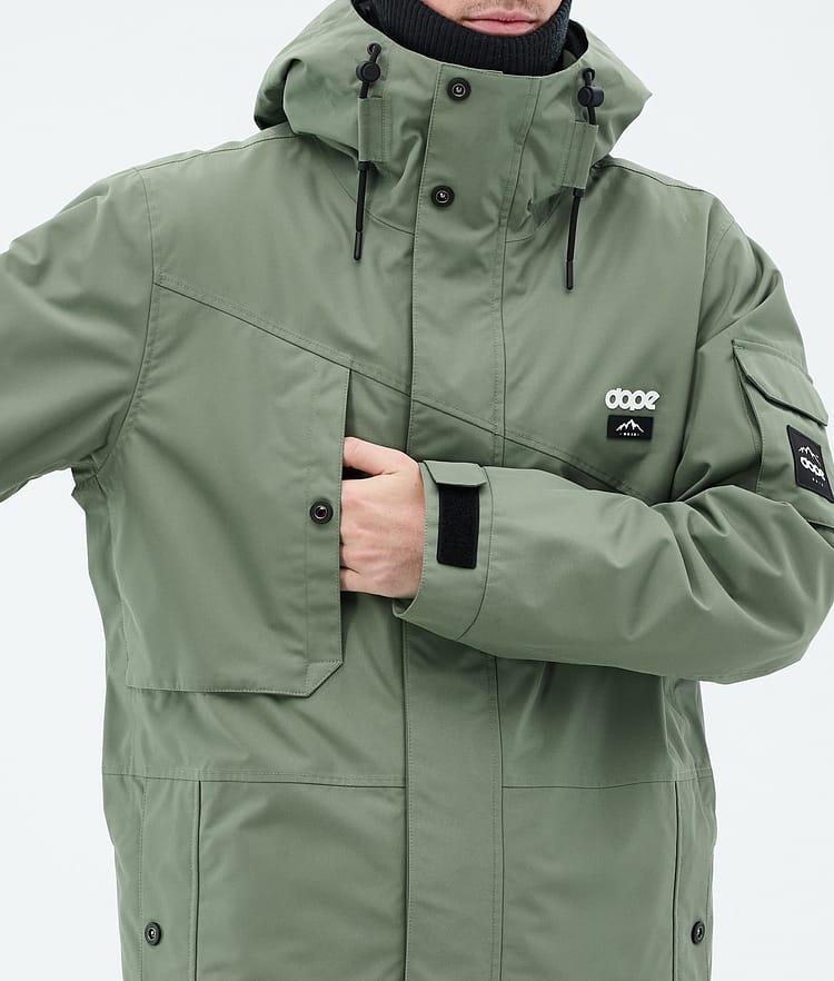 Dope Adept Lumilautailutakki Miehet Moss Green Renewed, Kuva 9 / 10