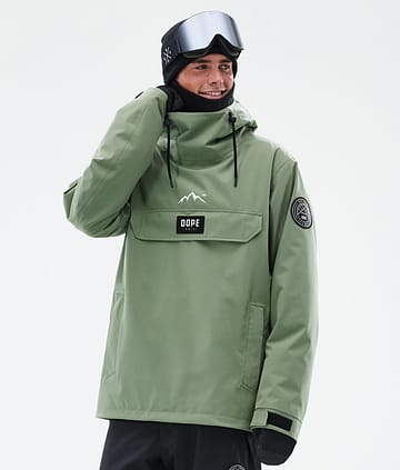 Dope Blizzard Lumilautailutakki Moss Green