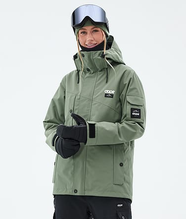Dope Adept W Laskettelutakki Naiset Moss Green