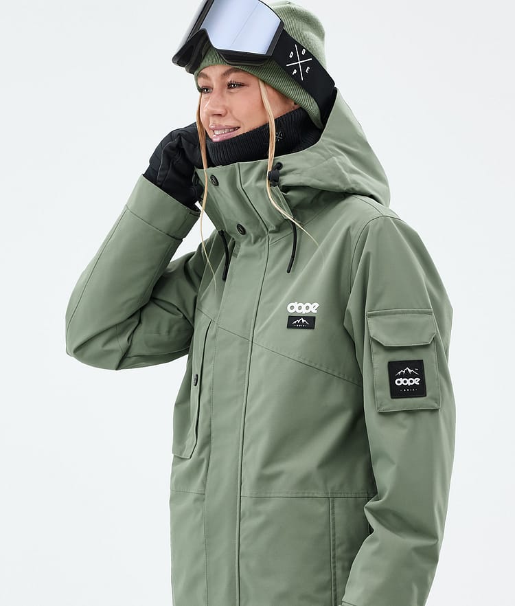 Dope Adept W Lumilautailutakki Naiset Moss Green Renewed, Kuva 2 / 10