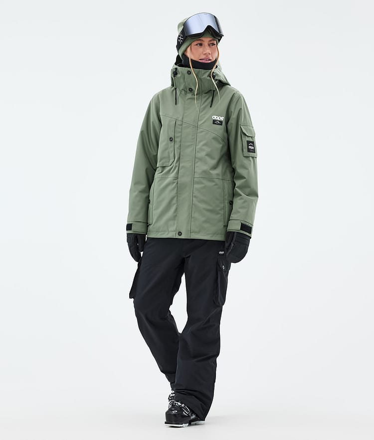 Dope Adept W Laskettelutakki Naiset Moss Green, Kuva 2 / 9