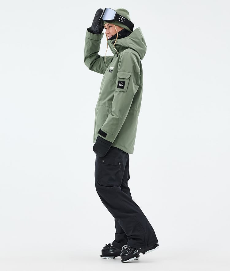Dope Adept W Laskettelutakki Naiset Moss Green, Kuva 3 / 9