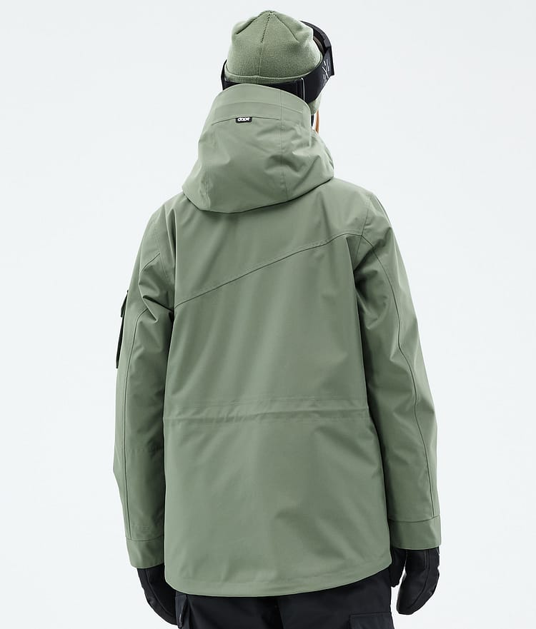 Dope Adept W Lumilautailutakki Naiset Moss Green Renewed, Kuva 7 / 10