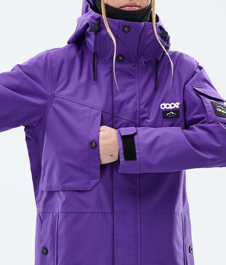 Dope Adept W Lumilautailutakki Naiset Vivid Purple Renewed, Kuva 9 / 10