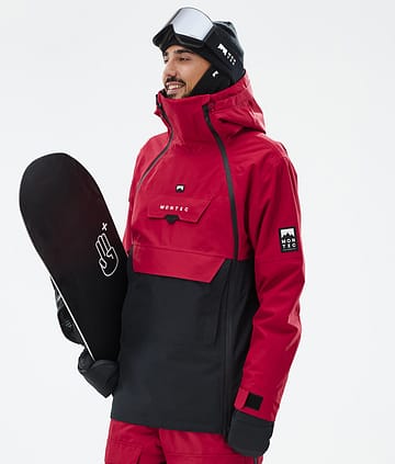 Montec Doom Lumilautailutakki Deep Red/Black