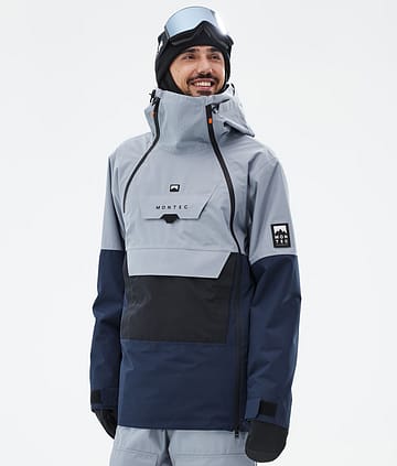 Montec Doom Lumilautailutakki Soft Blue/Black/Dark Blue