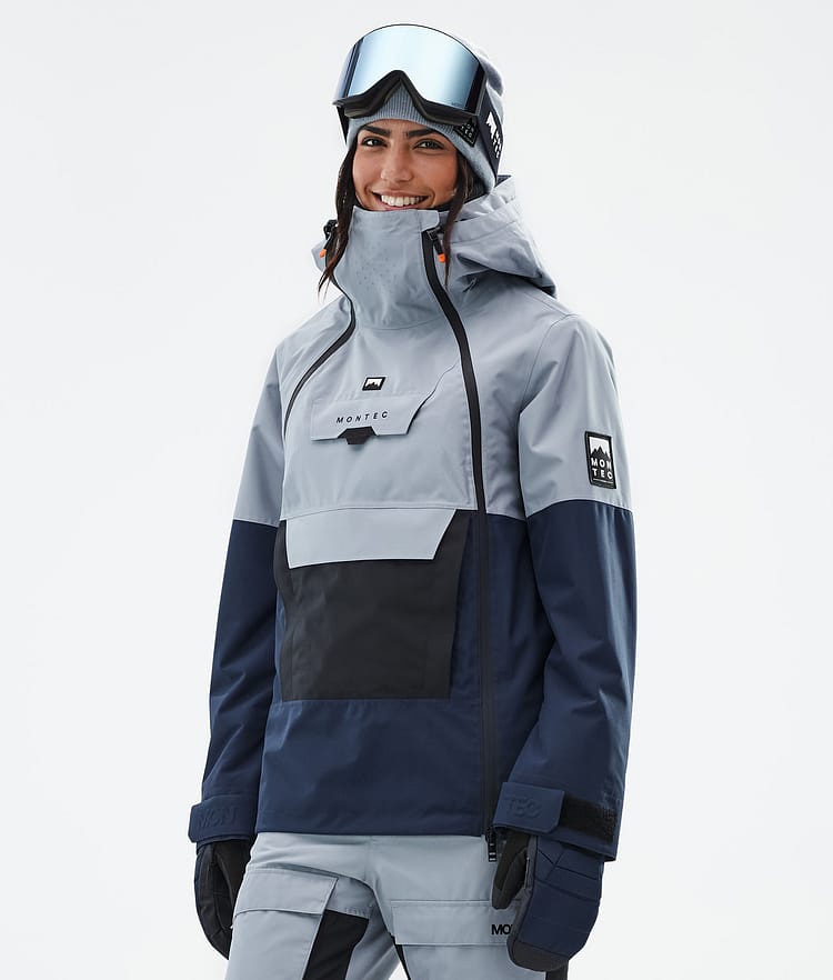 Montec Doom W Laskettelutakki Naiset Soft Blue/Black/Dark Blue, Kuva 1 / 10