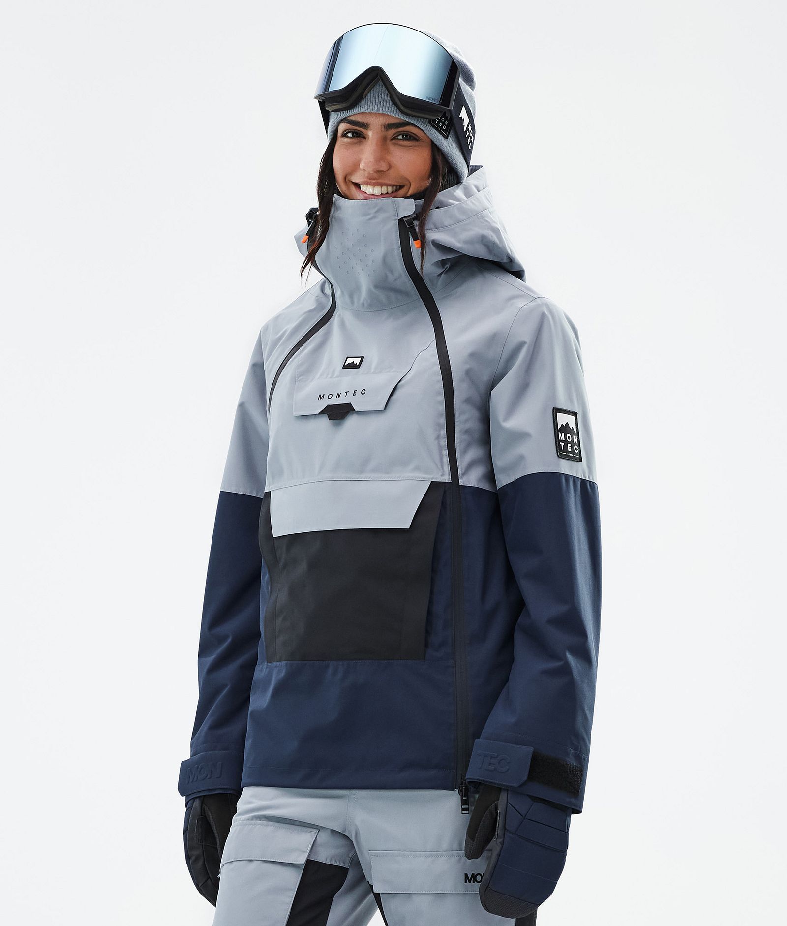 Montec Doom W Laskettelutakki Naiset Soft Blue/Black/Dark Blue, Kuva 1 / 10