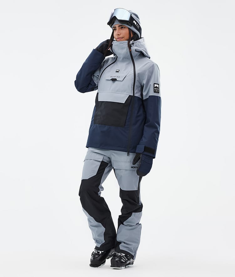 Montec Doom W Laskettelutakki Naiset Soft Blue/Black/Dark Blue, Kuva 2 / 10