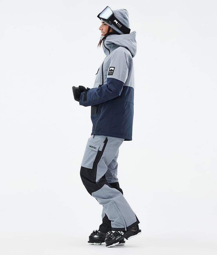 Montec Doom W Laskettelutakki Naiset Soft Blue/Black/Dark Blue, Kuva 3 / 10