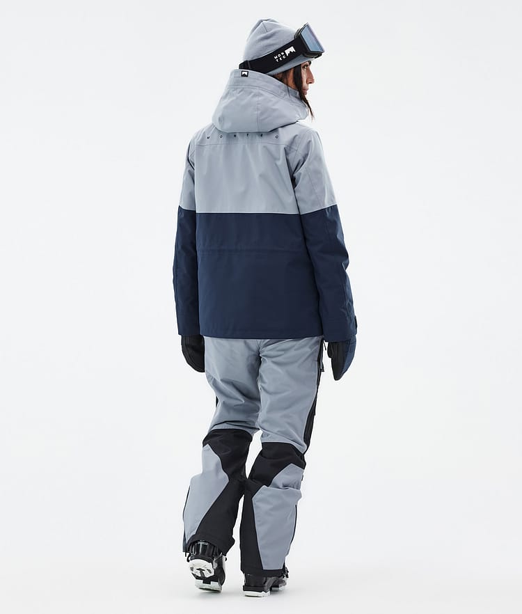 Montec Doom W Laskettelutakki Naiset Soft Blue/Black/Dark Blue, Kuva 4 / 10
