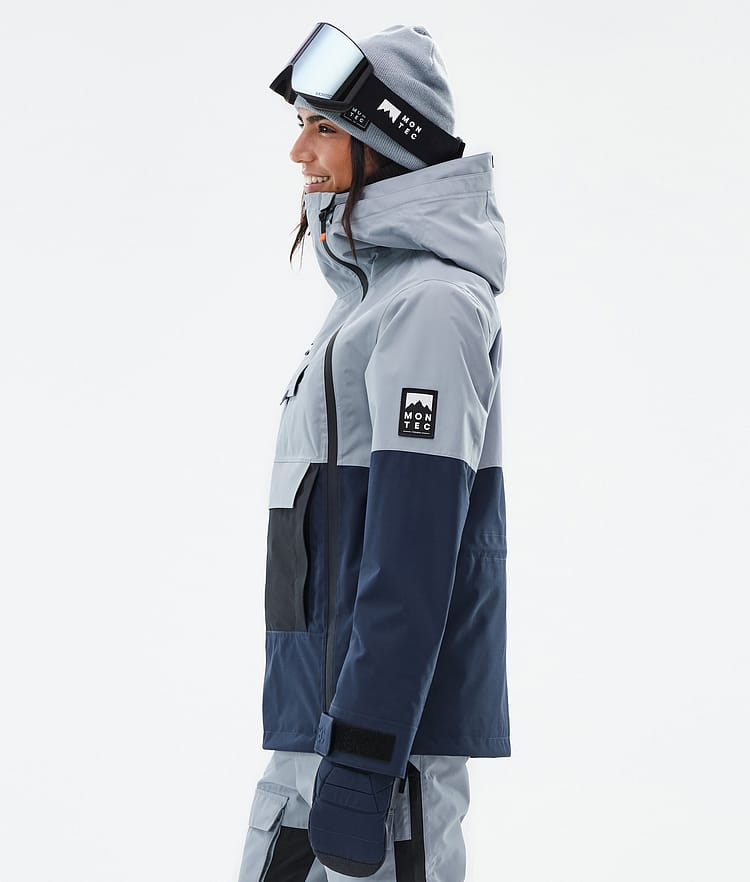 Montec Doom W Laskettelutakki Naiset Soft Blue/Black/Dark Blue, Kuva 5 / 10