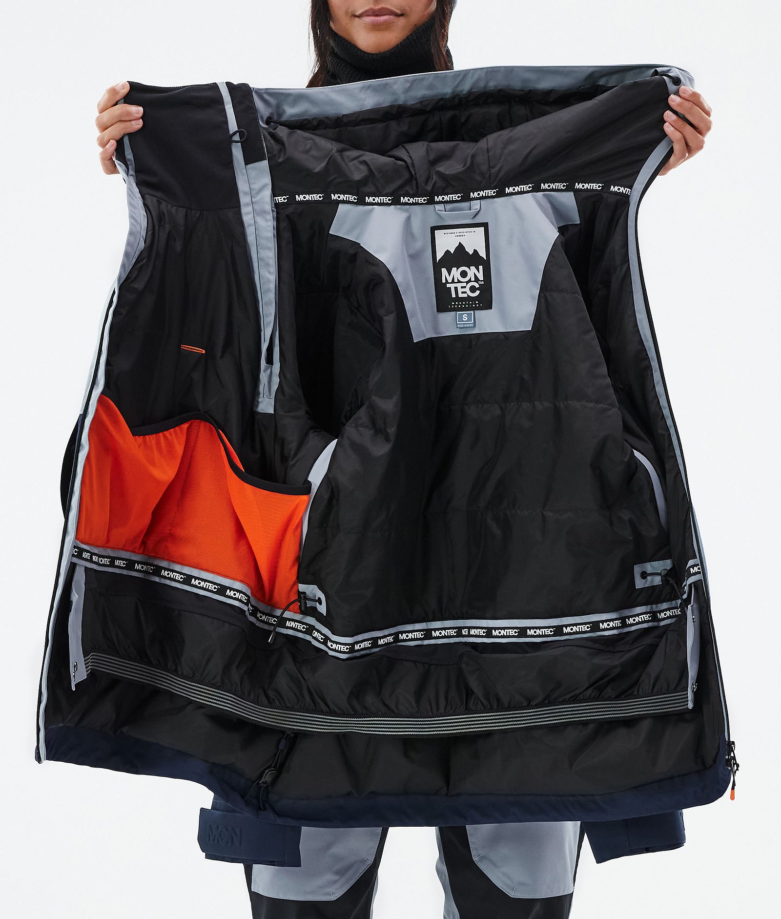 Montec Doom W Laskettelutakki Naiset Soft Blue/Black/Dark Blue, Kuva 10 / 10