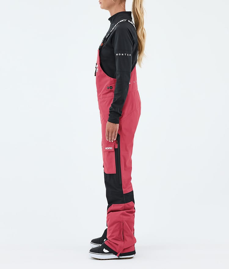 Montec Fawk W Lumilautailuhousut Naiset Light Red/Black, Image 3 of 7