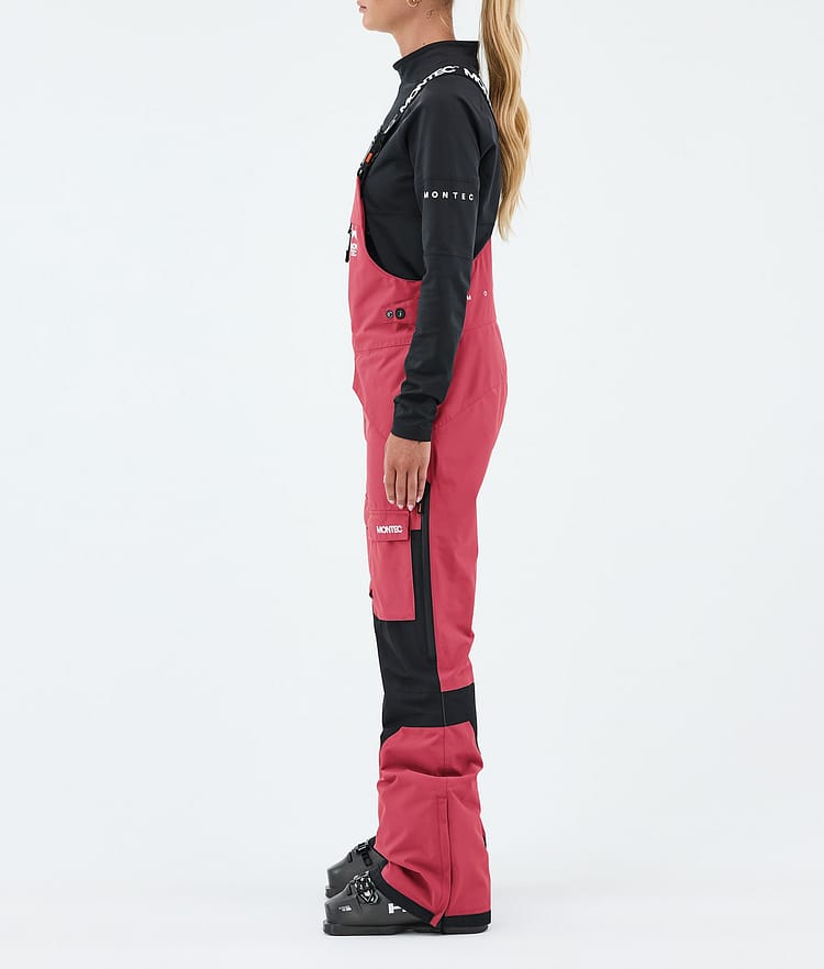 Montec Fawk W Lasketteluhousut Naiset Light Red/Black, Kuva 3 / 7