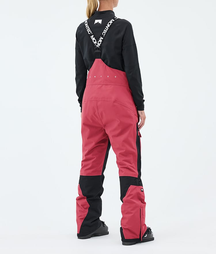 Montec Fawk W Lasketteluhousut Naiset Light Red/Black, Kuva 4 / 7