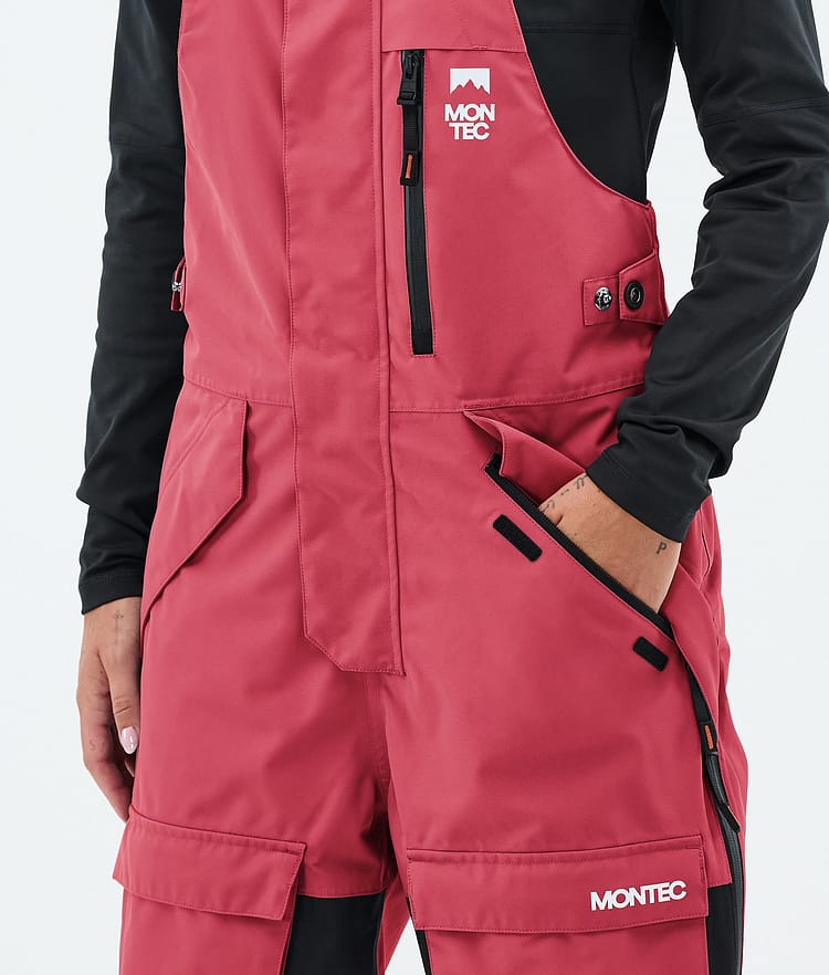 Montec Fawk W Lumilautailuhousut Naiset Light Red/Black, Image 5 of 7