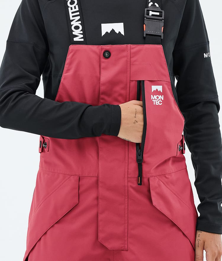 Montec Fawk W Lumilautailuhousut Naiset Light Red/Black, Image 6 of 7