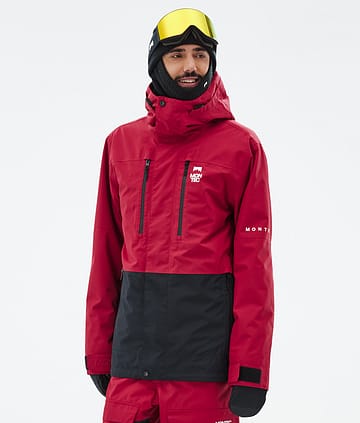 Montec Fawk Lumilautailutakki Deep Red/Black