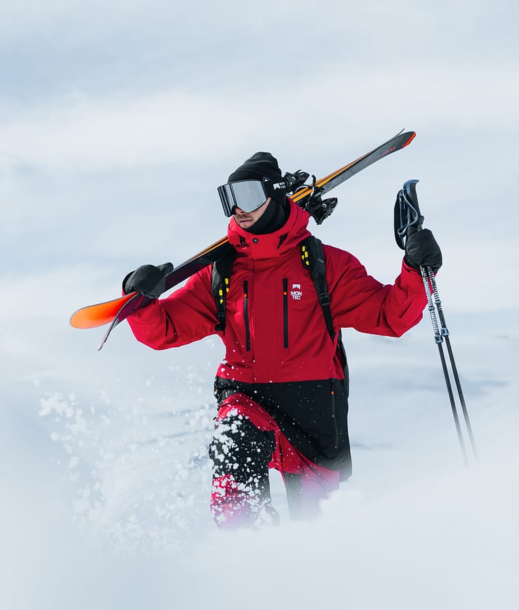 Montec Fawk Laskettelutakki Miehet Deep Red/Black, Kuva 2 / 11