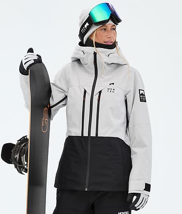 Montec Moss W Lumilautailutakki Light Grey/Black