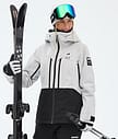 Montec Moss W Laskettelutakki Naiset Light Grey/Black