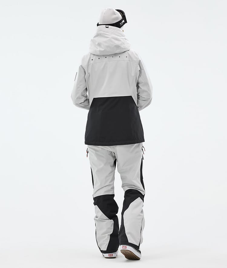 Montec Moss W Lumilautailutakki Naiset Light Grey/Black, Kuva 5 / 10