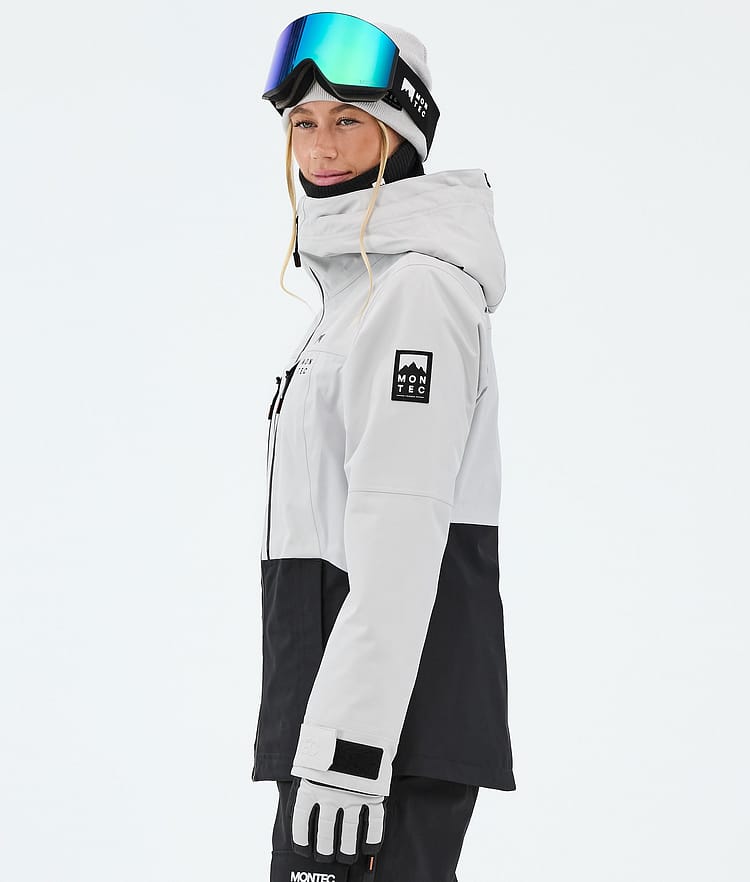 Montec Moss W Lumilautailutakki Naiset Light Grey/Black, Kuva 5 / 9