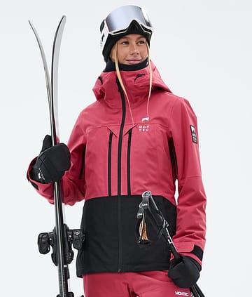 Montec Moss W Laskettelutakki Naiset Light Red/Black