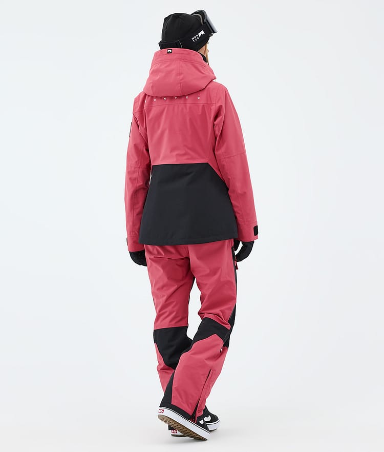 Montec Moss W Lumilautailutakki Naiset Light Red/Black, Kuva 3 / 9
