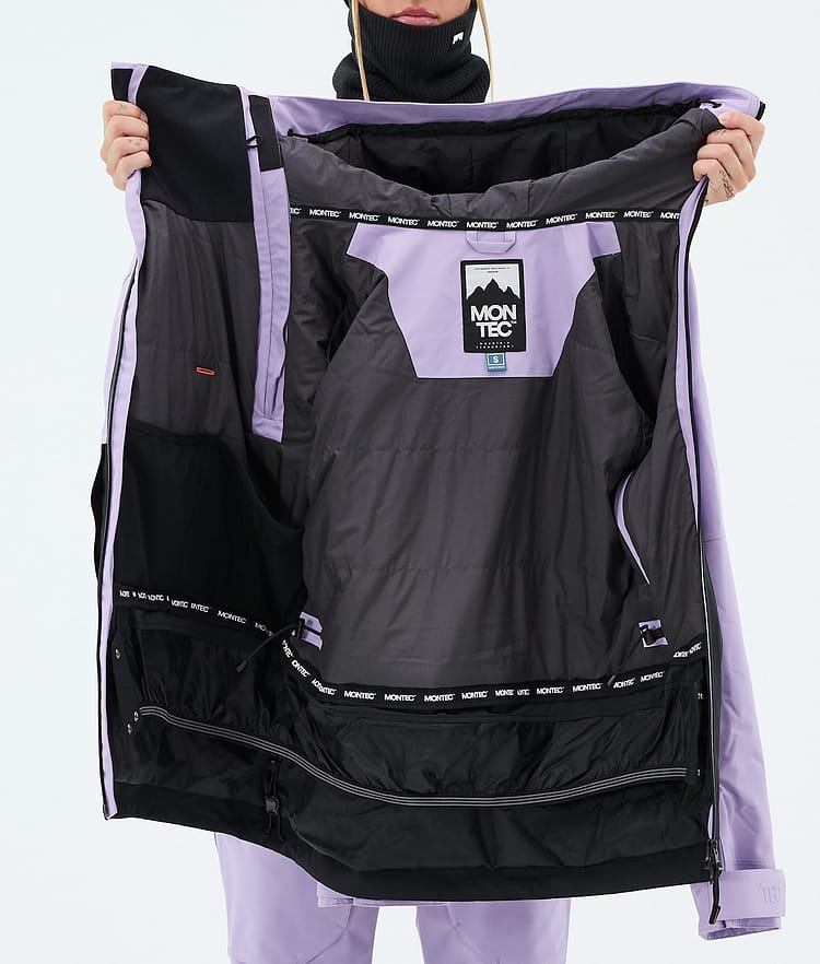 Montec Doom W Lumilautailutakki Naiset Faded Violet/Black, Kuva 10 / 10