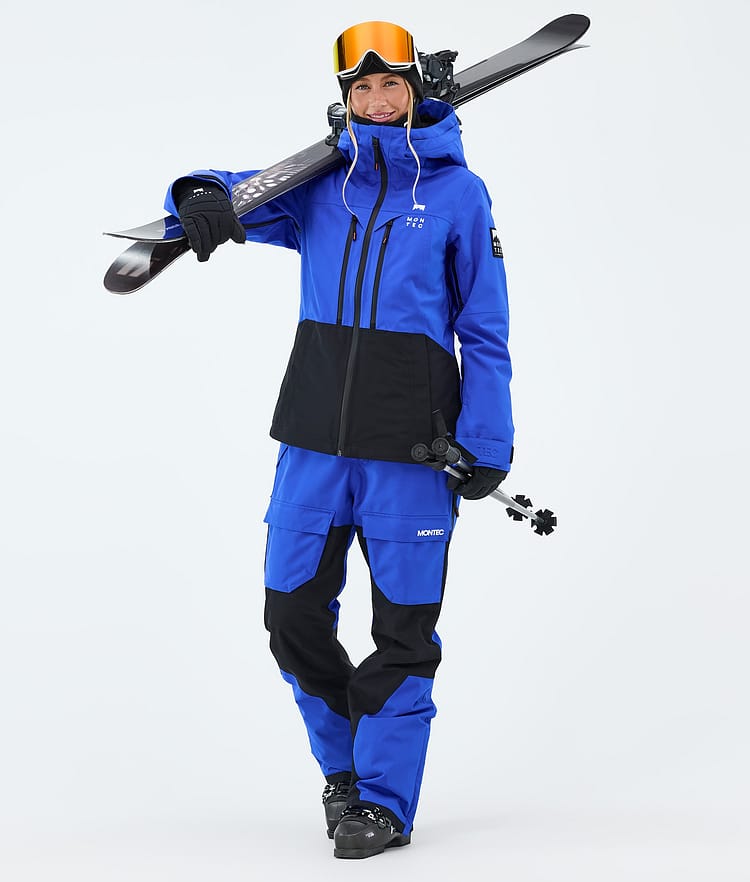 Montec Moss W Laskettelutakki Naiset Cobalt Blue/Black, Kuva 2 / 9